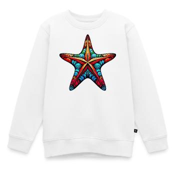 Étoile de mer - Sweat Premium enfant bio - blanc - Devant - AI Model Kid Male (0cm)