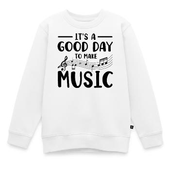 Musiker Musik Instrument - Kinder Premium Organic Sweatshirt - Weiß - Vorne - AI Model Kid Male (0cm)