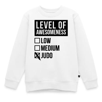 Judo Judo - Sweat Premium enfant bio - blanc - Devant - AI Model Kid Male (0cm)