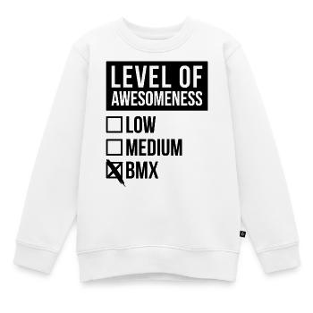 BMX BMX BMX - Kinder Premium Organic Sweatshirt - Weiß - Vorne - AI Model Kid Male (0cm)