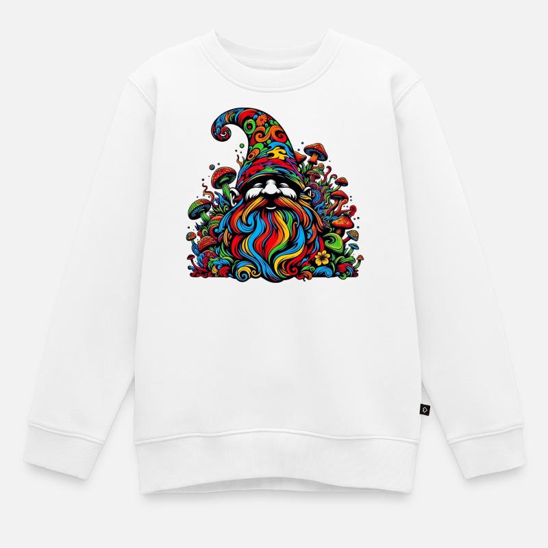 Gnome - Sweat Premium enfant bio - blanc