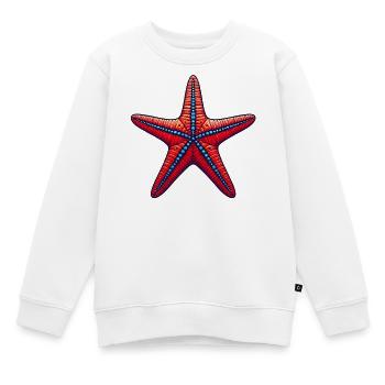 Étoile de mer - Sweat Premium enfant bio - blanc - Devant - AI Model Kid Male (0cm)