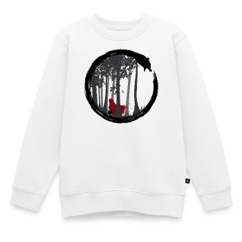 Le Petit Chaperon Rouge - Sweat Premium enfant bio - blanc - Devant - AI Model Kid Male (0cm)