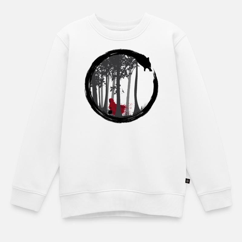 Le Petit Chaperon Rouge - Sweat Premium enfant bio - blanc
