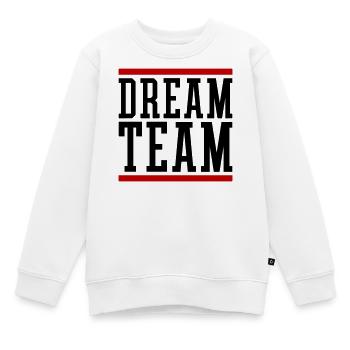 Équipe de rêve - Sweat Premium enfant bio - blanc - Devant - AI Model Kid Male (0cm)