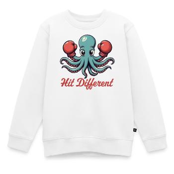 Anders treffen - Kinder Premium Organic Sweatshirt - Weiß - Vorne - AI Model Kid Male (0cm)