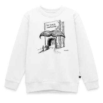Nietzsche - Sweat Premium enfant bio - blanc - Devant - AI Model Kid Male (0cm)