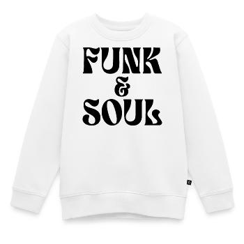 Funk- und Soulmusik - Kinder Premium Organic Sweatshirt - Weiß - Vorne - AI Model Kid Male (0cm)