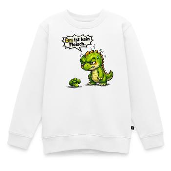 Lustiger Spruch Outfit Statement Motiv - Kinder Premium Organic Sweatshirt - Weiß - Vorne - AI Model Kid Male (0cm)