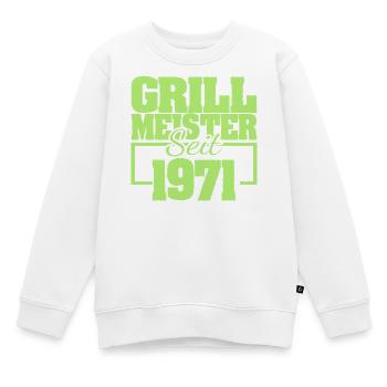 Grillen 1971 - Kinder Premium Organic Sweatshirt - Weiß - Vorne - AI Model Kid Male (0cm)