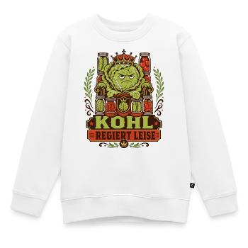 Kohl regiert leise - Kinder Premium Organic Sweatshirt - Weiß - Vorne - AI Model Kid Male (0cm)