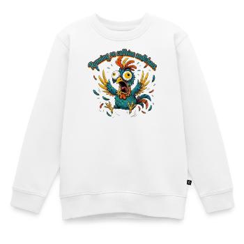 Conception de robinets de café et chaos - Sweat Premium enfant bio - blanc - Devant - AI Model Kid Male (0cm)