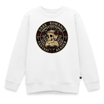 Dark Romance  - Kinder Premium Organic Sweatshirt - Weiß - Vorne - AI Model Kid Male (0cm)