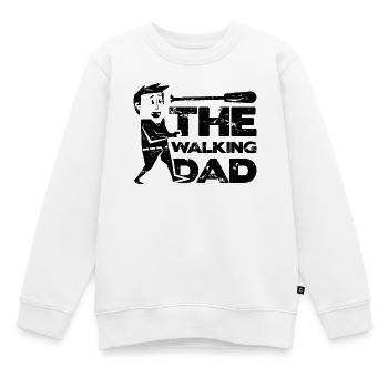 The Walking Dad Dad Father Father's Day Gift Idea - Kids Premium Organic Sweatshirt - white - Front - AI Model Kid Male (0cm)