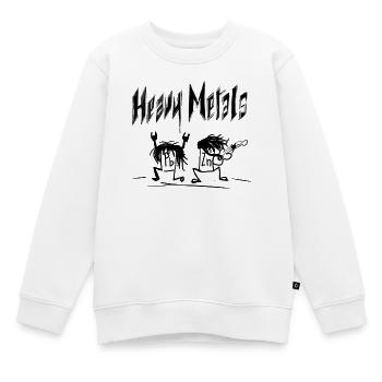 Schwermetalle Pb nad Zn - Kinder Premium Organic Sweatshirt - Weiß - Vorne - AI Model Kid Male (0cm)