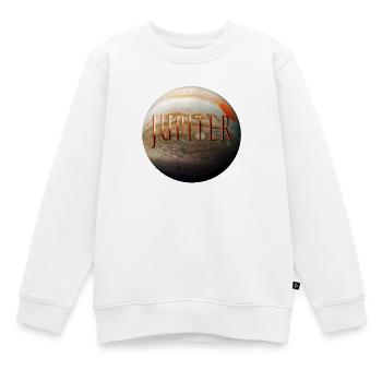 jupiter - Kinder Premium Organic Sweatshirt - Weiß - Vorne - AI Model Kid Male (0cm)