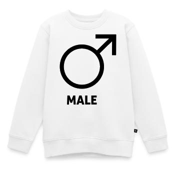 Lustige Geschenke für Männer - Kinder Premium Organic Sweatshirt - Weiß - Vorne - AI Model Kid Male (0cm)