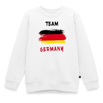 Equipe Allemagne / Drapeau - Sweat Premium enfant bio - blanc - Devant - AI Model Kid Male (0cm)