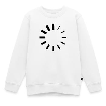 Loading - Logo - Kinder Premium Organic Sweatshirt - Weiß - Vorne - AI Model Kid Male (0cm)