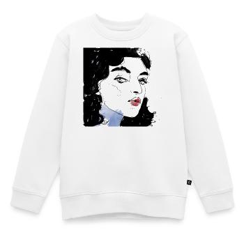 Kunst - Kinder Premium Organic Sweatshirt - Weiß - Vorne - AI Model Kid Male (0cm)