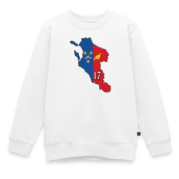 Charente-Maritime - Kids Premium Organic Sweatshirt - white - Front - AI Model Kid Male (0cm)
