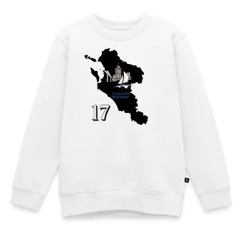 Charente-Maritime - Kids Premium Organic Sweatshirt - white - Front - AI Model Kid Male (0cm)