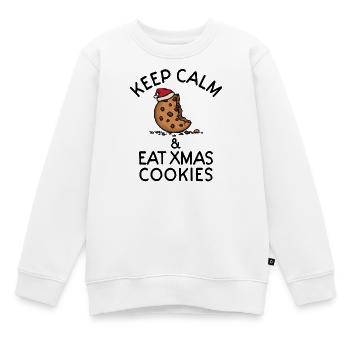 Statement Xmas Weihnachten - Kinder Premium Organic Sweatshirt - Weiß - Vorne - AI Model Kid Male (0cm)