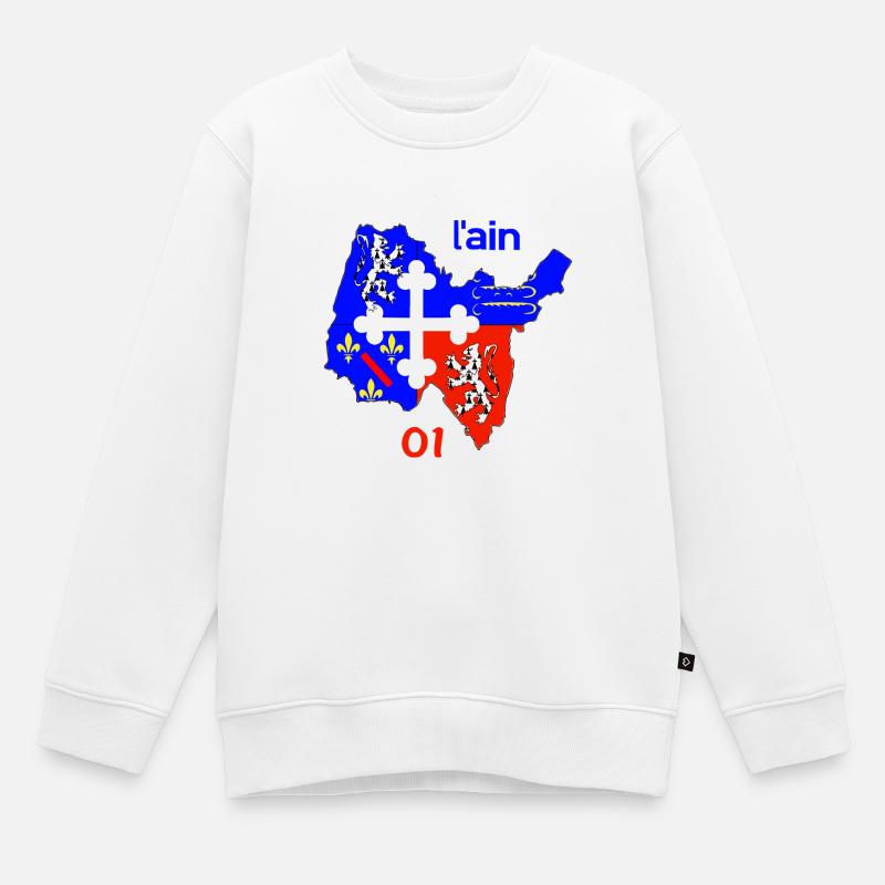 Ain - Sweat Premium enfant bio - blanc