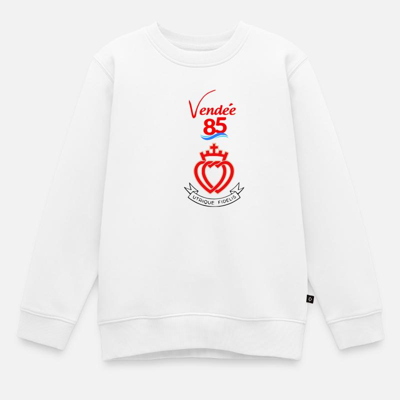 vendée - Sweat Premium enfant bio - blanc
