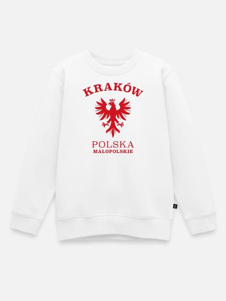 KRAKOW Krakau Polen Polska Poland - Kinder Premium Organic Sweatshirt - Weiß