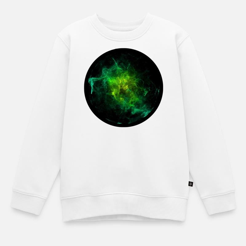 Particule - Sweat Premium enfant bio - blanc