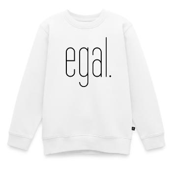 egal - Kinder Premium Organic Sweatshirt - Weiß - Vorne - AI Model Kid Male (0cm)