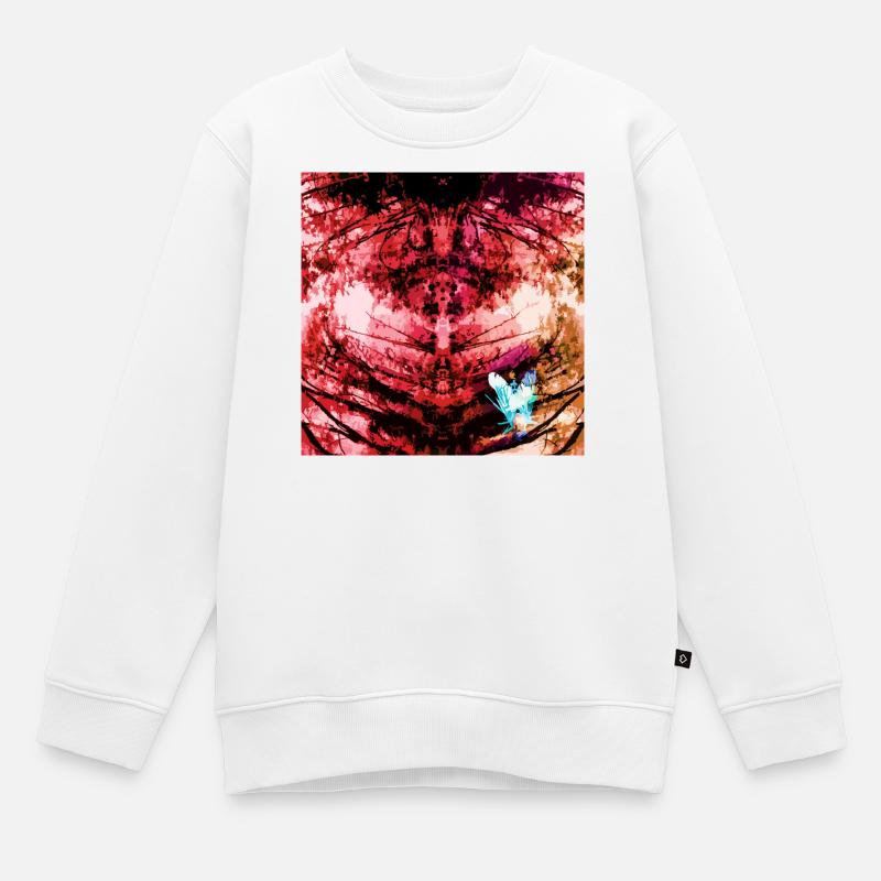 Forêt Rouge Manala - Sweat Premium enfant bio - blanc
