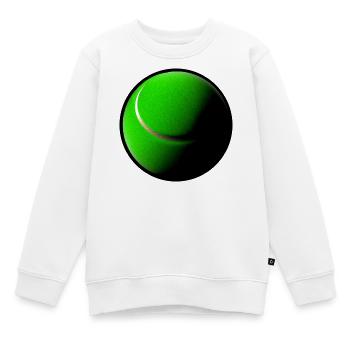 Tennisball Sonnenaufgang - Kinder Premium Organic Sweatshirt - Weiß - Vorne - AI Model Kid Male (0cm)