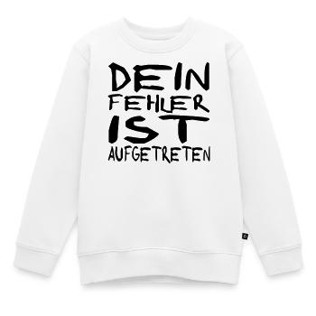 fehler aufgetreten - Kinder Premium Organic Sweatshirt - Weiß - Vorne - AI Model Kid Male (0cm)