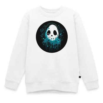 Geist - Kinder Premium Organic Sweatshirt - Weiß - Vorne - AI Model Kid Male (0cm)