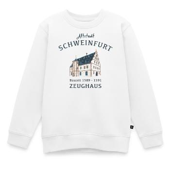 Schweinfurt, monument emblématique Zeughaus, Bavière - Sweat Premium enfant bio - blanc - Devant - AI Model Kid Male (0cm)