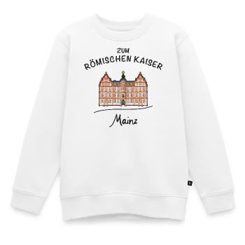 Mainz, Wahrzeichen Zum Römischen Kaiser - Kinder Premium Organic Sweatshirt - Weiß - Vorne - AI Model Kid Male (0cm)