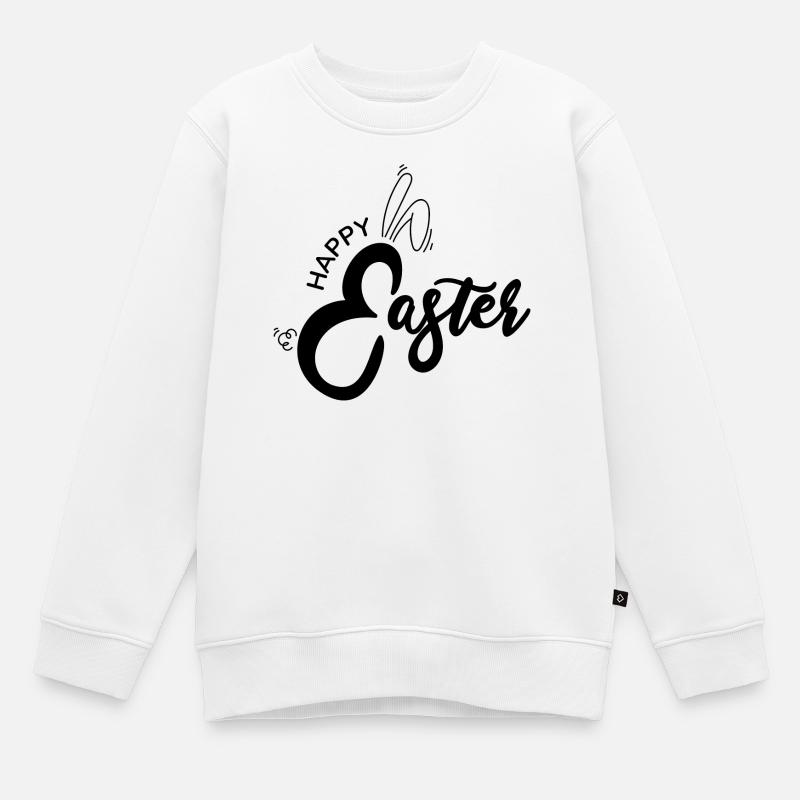 Joyeuses Pâques - Sweat Premium enfant bio - blanc
