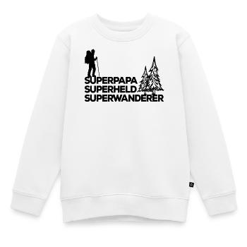 Mountain Hike Hiker Hiking Statement Hike - Kids Premium Organic Sweatshirt - white - Front - AI Model Kid Male (0cm)