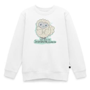 Lioba Seidenhuhn - Kinder Premium Organic Sweatshirt - Weiß - Vorne - AI Model Kid Male (0cm)