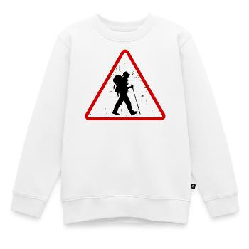 Alpinisme Randonnées Itinéraires de randonnée Randonnées - Sweat Premium enfant bio - blanc - Devant - AI Model Kid Male (0cm)