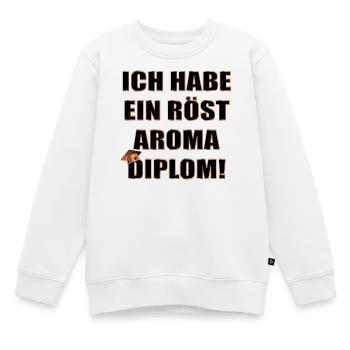 Grill Diplom Abschluss - Kinder Premium Organic Sweatshirt - Weiß - Vorne - AI Model Kid Male (0cm)