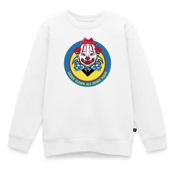 Clown Design - Kinder Premium Organic Sweatshirt - Weiß - Vorne - AI Model Kid Male (0cm)