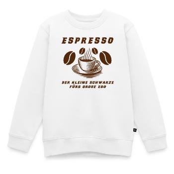 Espresso Design - Kinder Premium Organic Sweatshirt - Weiß - Vorne - AI Model Kid Male (0cm)