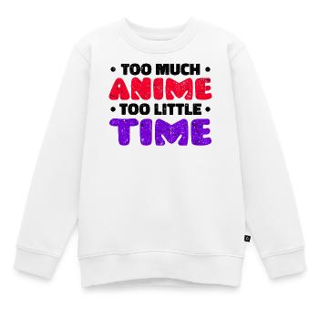 Anime Statement Trickfilm Manga Comic Mangastyle - Kinder Premium Organic Sweatshirt - Weiß - Vorne - AI Model Kid Male (0cm)