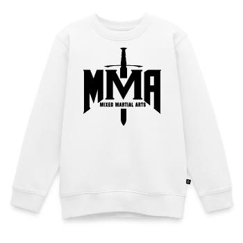 Mixed Martial Arts MMA Design Sword - Kinder Premium Organic Sweatshirt - Weiß - Vorne - AI Model Kid Male (0cm)