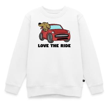 Hund Statement Kuscheltier Haustiere Lieblingstier - Kinder Premium Organic Sweatshirt - Weiß - Vorne - AI Model Kid Male (0cm)