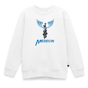 Médecin - Sweat Premium enfant bio - blanc - Devant - AI Model Kid Male (0cm)