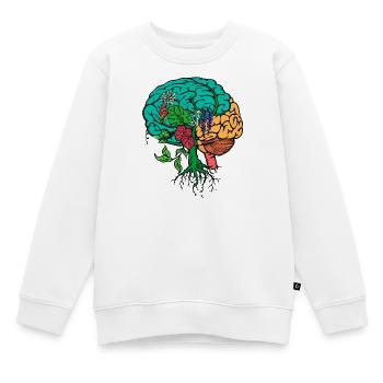 Baum Umwelt Erde Umweltschutz Umweltschützer - Kinder Premium Organic Sweatshirt - Weiß - Vorne - AI Model Kid Male (0cm)